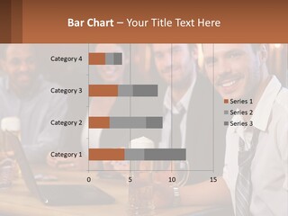 A Group Of People Sitting At A Table With Beer PowerPoint Template