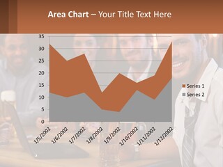 A Group Of People Sitting At A Table With Beer PowerPoint Template