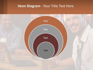 A Group Of People Sitting At A Table With Beer PowerPoint Template