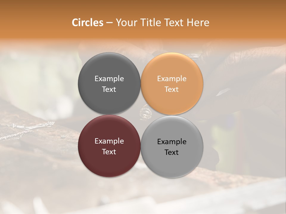 A Person Holding A Cell Phone In Their Hands PowerPoint Template