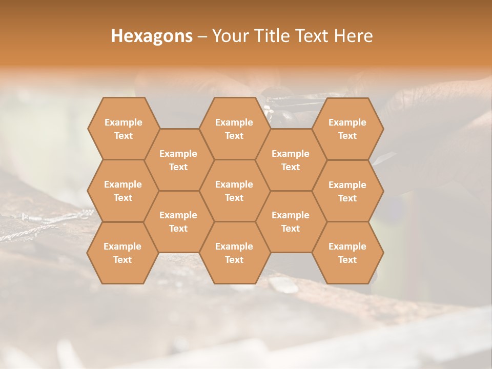 A Person Holding A Cell Phone In Their Hands PowerPoint Template