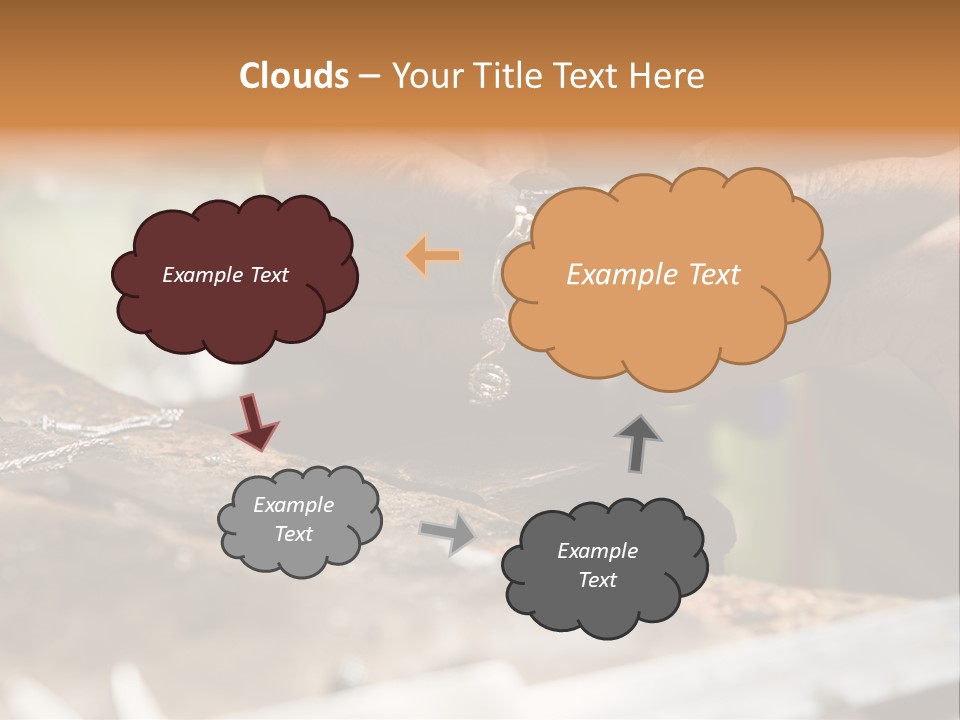 A Person Holding A Cell Phone In Their Hands PowerPoint Template