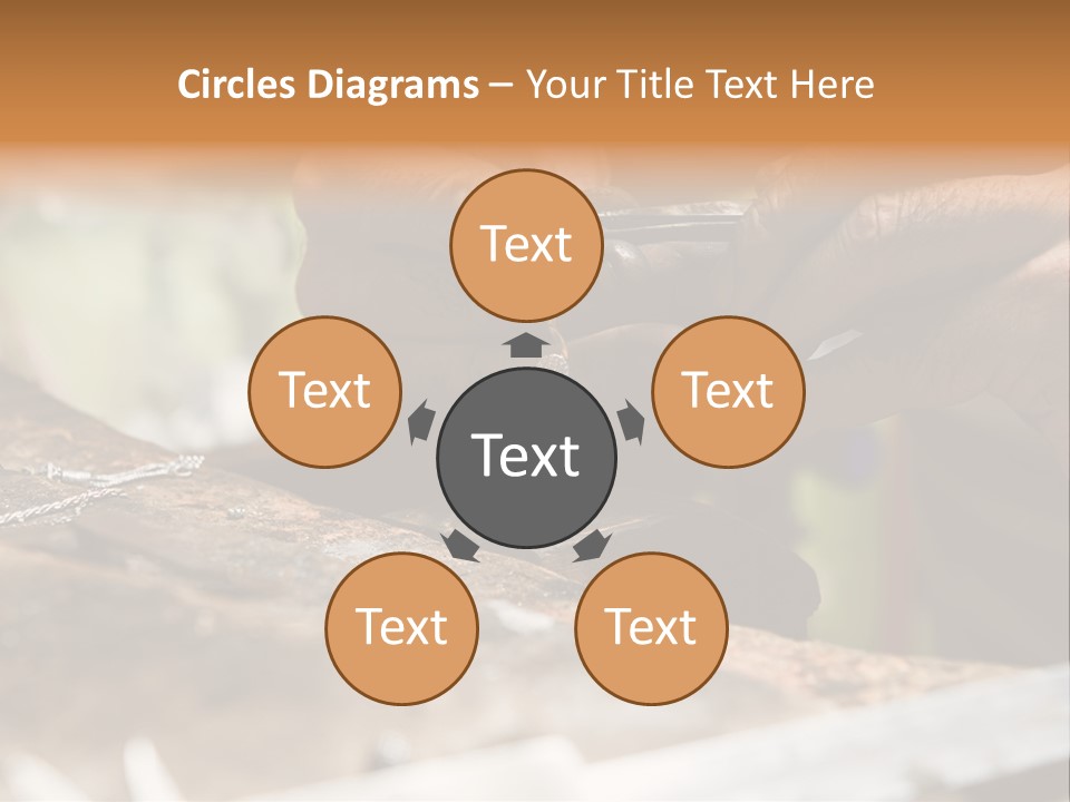 A Person Holding A Cell Phone In Their Hands PowerPoint Template