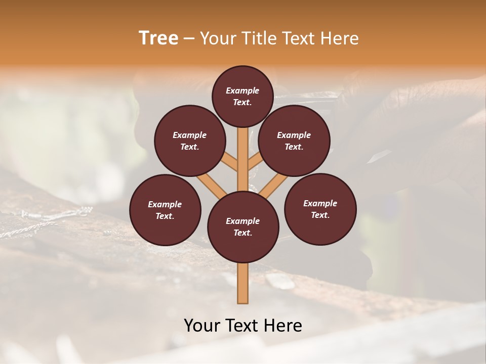 A Person Holding A Cell Phone In Their Hands PowerPoint Template