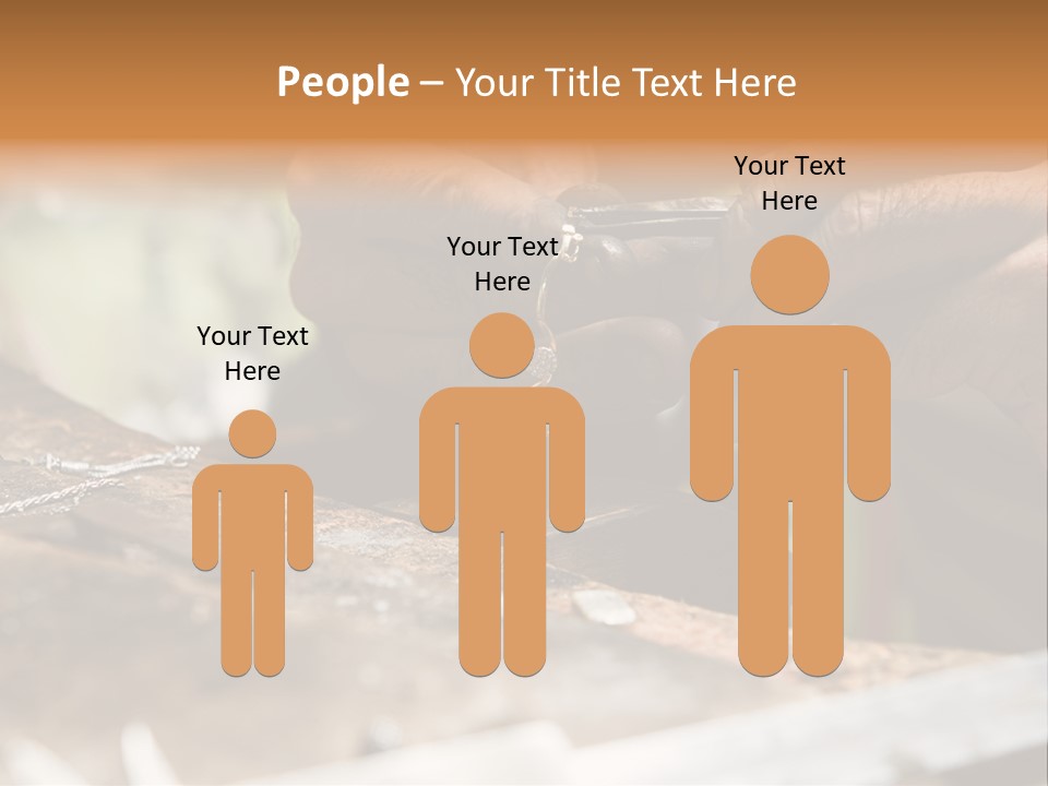 A Person Holding A Cell Phone In Their Hands PowerPoint Template