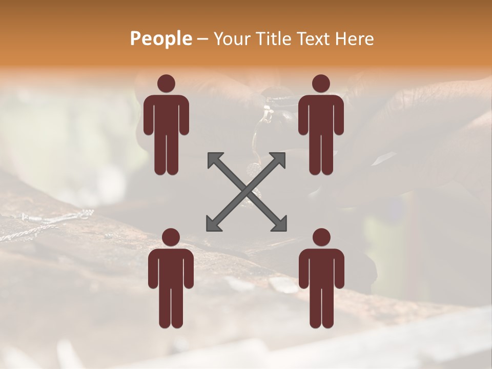 A Person Holding A Cell Phone In Their Hands PowerPoint Template