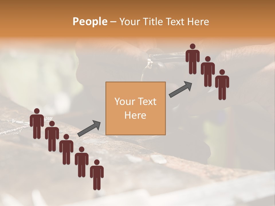 A Person Holding A Cell Phone In Their Hands PowerPoint Template