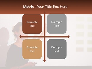 A Woman Standing In Front Of A Projection Screen Giving A Presentation PowerPoint Template