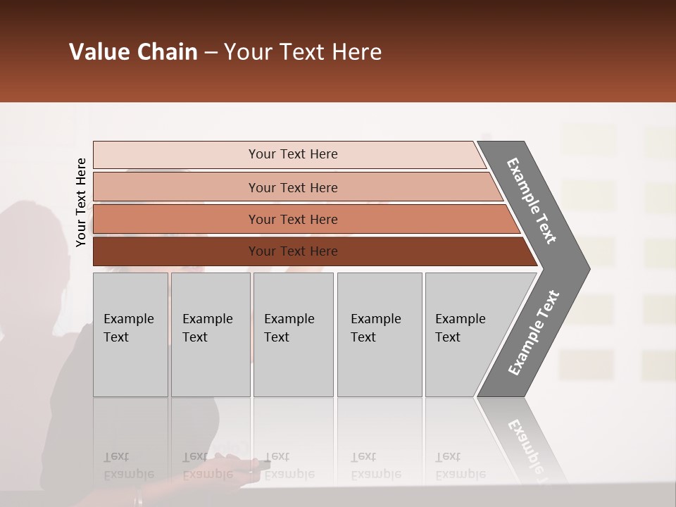 A Woman Standing In Front Of A Projection Screen Giving A Presentation PowerPoint Template