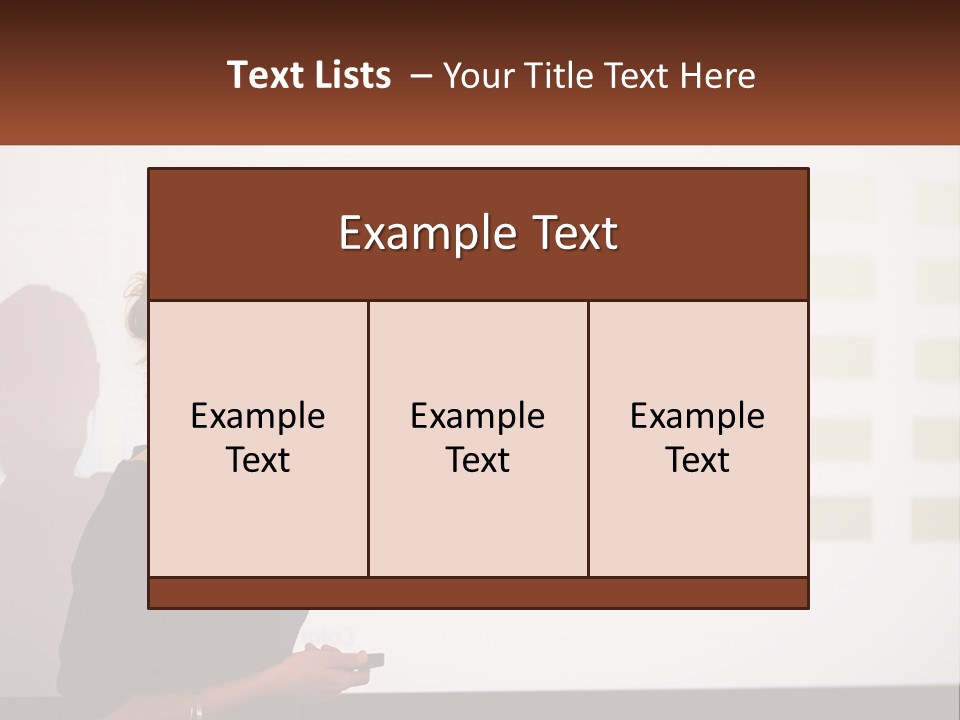 A Woman Standing In Front Of A Projection Screen Giving A Presentation PowerPoint Template