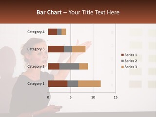 A Woman Standing In Front Of A Projection Screen Giving A Presentation PowerPoint Template