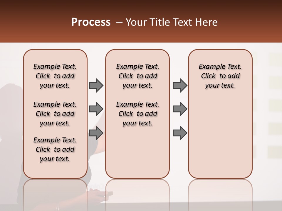 A Woman Standing In Front Of A Projection Screen Giving A Presentation PowerPoint Template