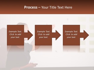 A Woman Standing In Front Of A Projection Screen Giving A Presentation PowerPoint Template