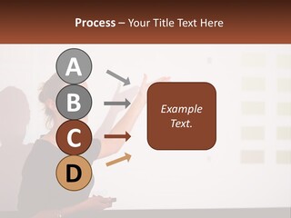 A Woman Standing In Front Of A Projection Screen Giving A Presentation PowerPoint Template