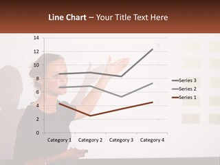 A Woman Standing In Front Of A Projection Screen Giving A Presentation PowerPoint Template