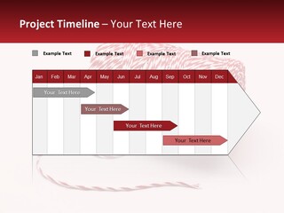 A Spool Of Red And White Bakers Twine PowerPoint Template