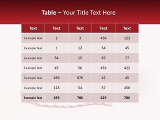 A Spool Of Red And White Bakers Twine PowerPoint Template