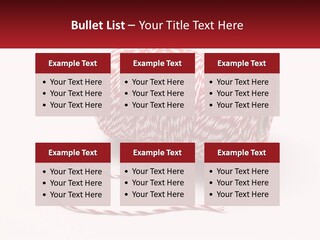 A Spool Of Red And White Bakers Twine PowerPoint Template