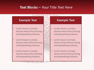 A Spool Of Red And White Bakers Twine PowerPoint Template