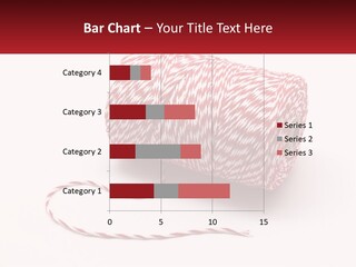 A Spool Of Red And White Bakers Twine PowerPoint Template