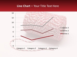 A Spool Of Red And White Bakers Twine PowerPoint Template