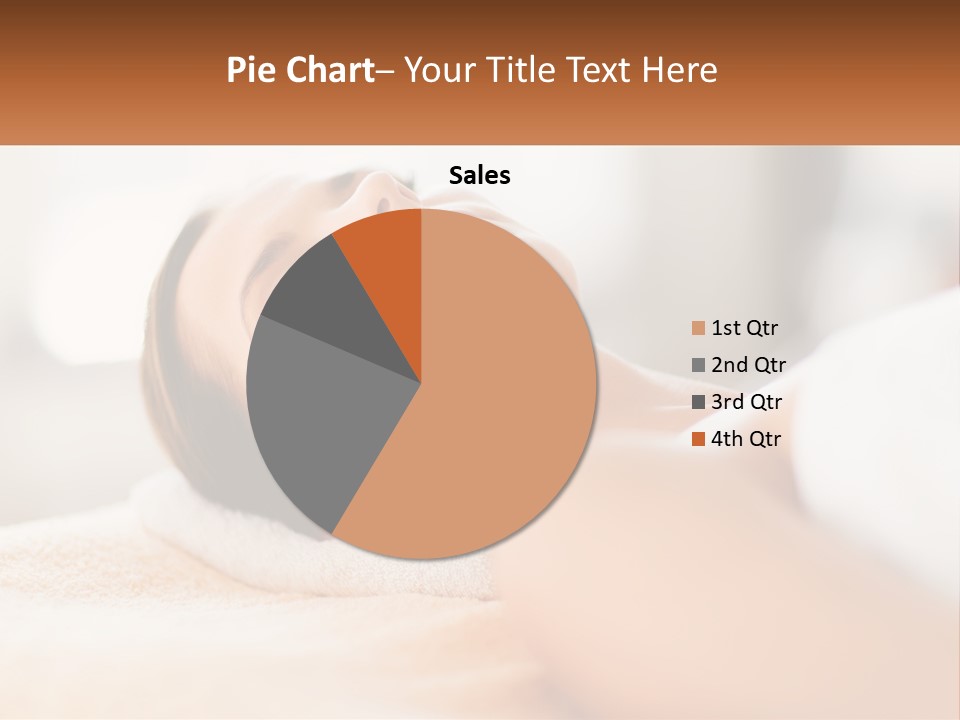 A Woman Getting A Facial Massage In A Spa PowerPoint Template