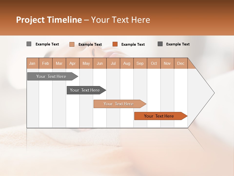 A Woman Getting A Facial Massage In A Spa PowerPoint Template
