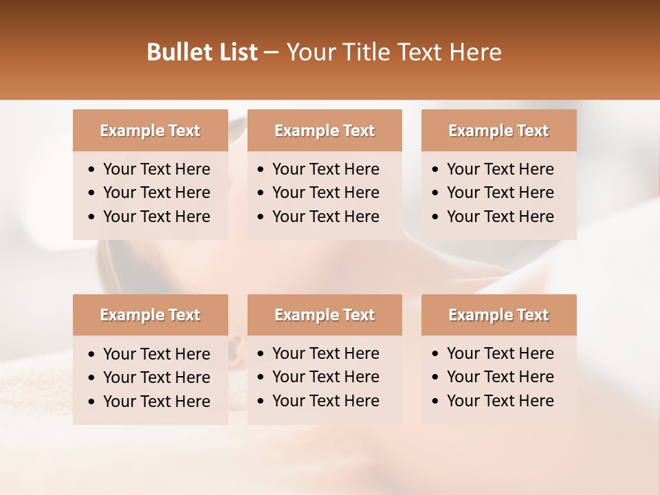 A Woman Getting A Facial Massage In A Spa PowerPoint Template