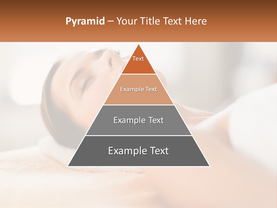 A Woman Getting A Facial Massage In A Spa PowerPoint Template