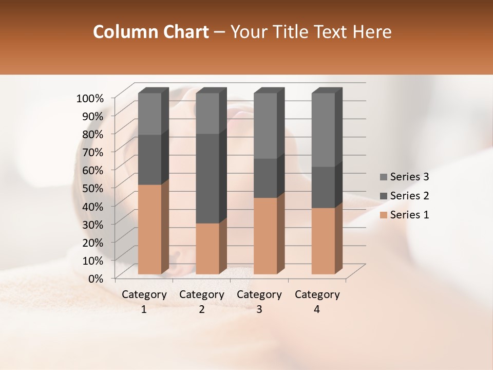 A Woman Getting A Facial Massage In A Spa PowerPoint Template