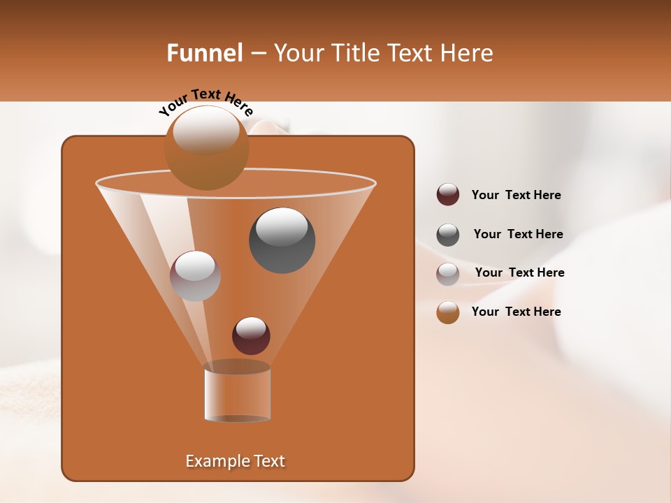 A Woman Getting A Facial Massage In A Spa PowerPoint Template