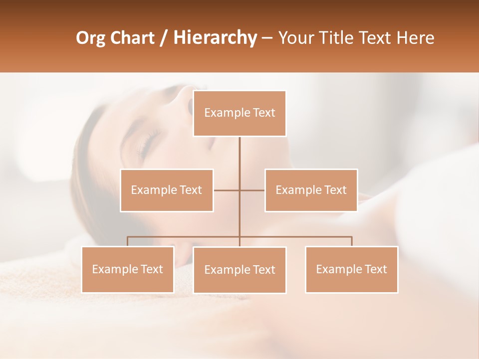A Woman Getting A Facial Massage In A Spa PowerPoint Template