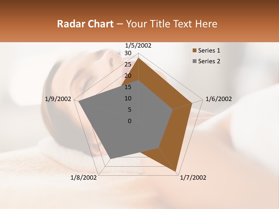 A Woman Getting A Facial Massage In A Spa PowerPoint Template