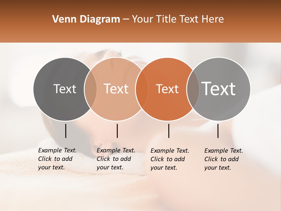 A Woman Getting A Facial Massage In A Spa PowerPoint Template