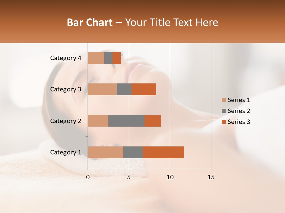 A Woman Getting A Facial Massage In A Spa PowerPoint Template