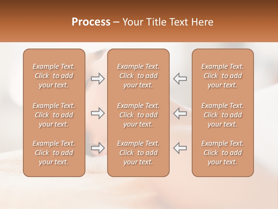 A Woman Getting A Facial Massage In A Spa PowerPoint Template