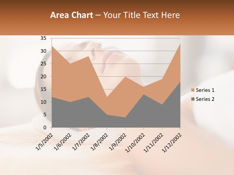 A Woman Getting A Facial Massage In A Spa PowerPoint Template