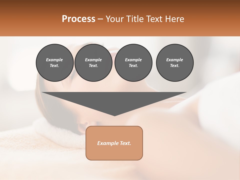 A Woman Getting A Facial Massage In A Spa PowerPoint Template