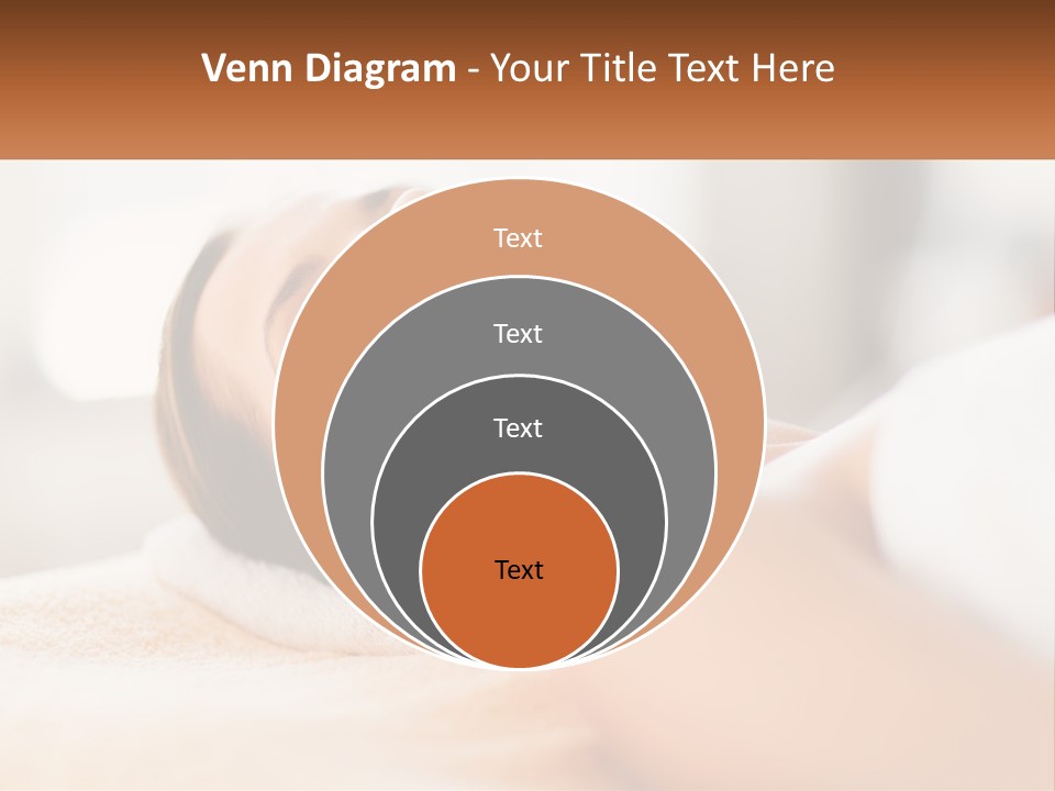 A Woman Getting A Facial Massage In A Spa PowerPoint Template