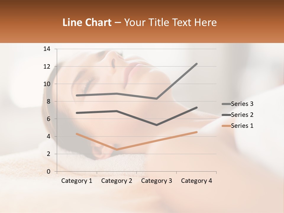 A Woman Getting A Facial Massage In A Spa PowerPoint Template