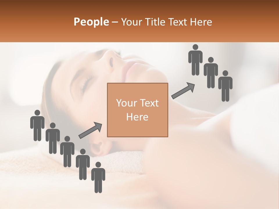 A Woman Getting A Facial Massage In A Spa PowerPoint Template
