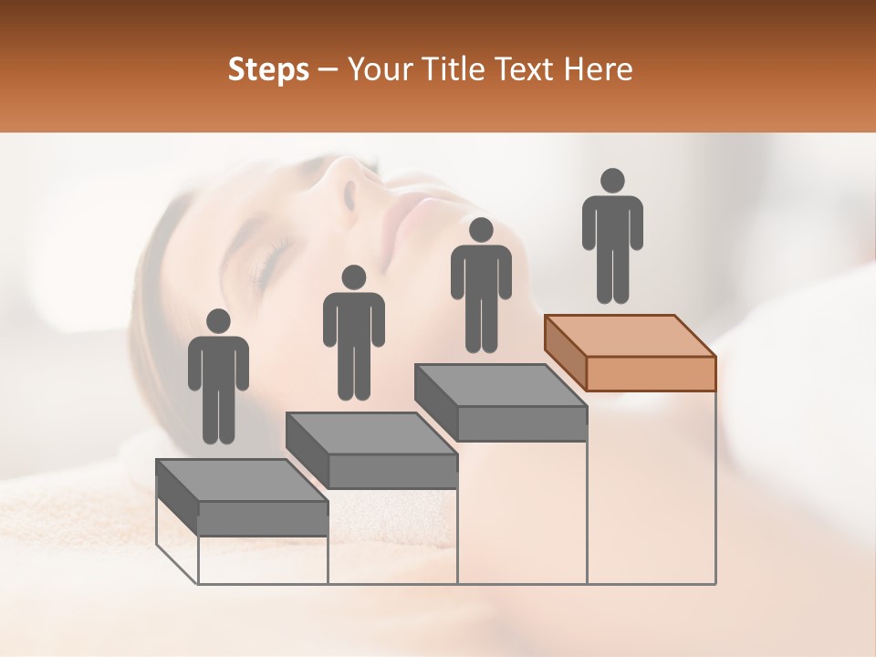 A Woman Getting A Facial Massage In A Spa PowerPoint Template