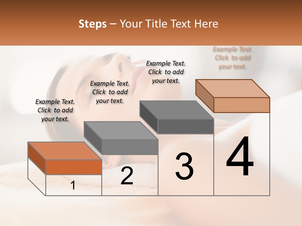 A Woman Getting A Facial Massage In A Spa PowerPoint Template