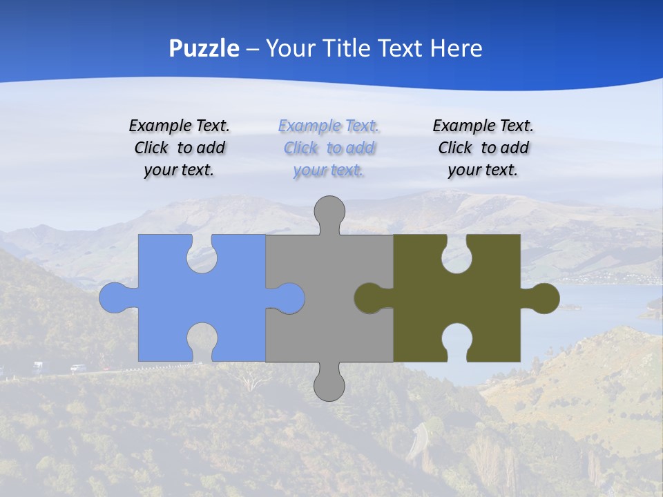 A Scenic View Of A Lake Surrounded By Mountains PowerPoint Template