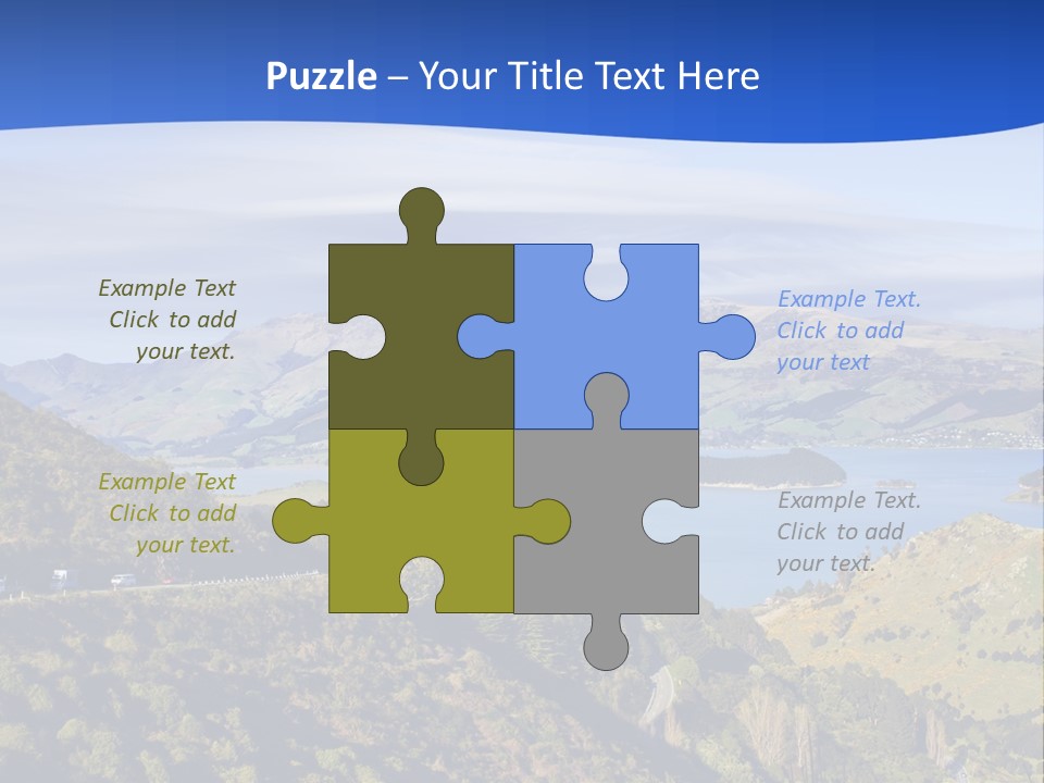 A Scenic View Of A Lake Surrounded By Mountains PowerPoint Template