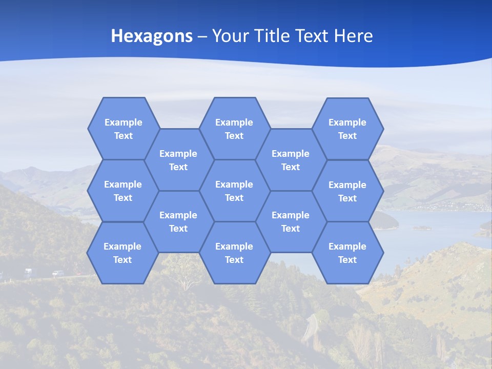 A Scenic View Of A Lake Surrounded By Mountains PowerPoint Template