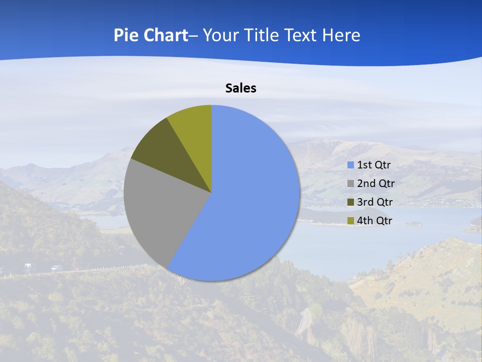 A Scenic View Of A Lake Surrounded By Mountains PowerPoint Template