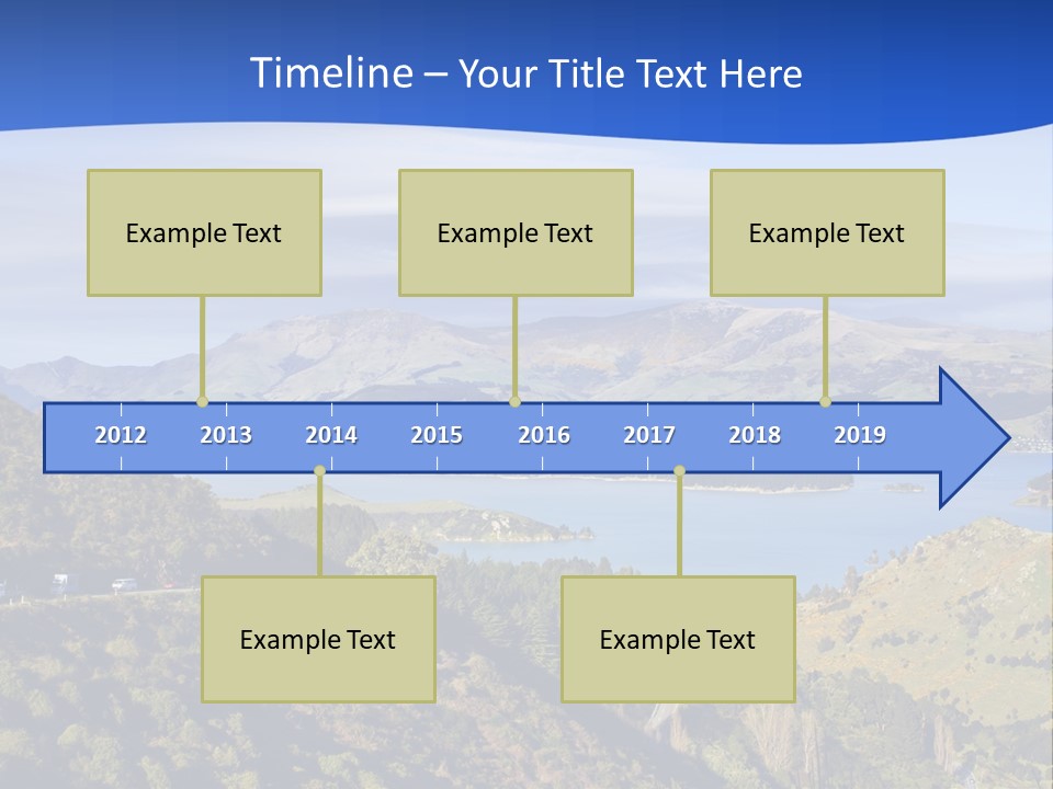 A Scenic View Of A Lake Surrounded By Mountains PowerPoint Template