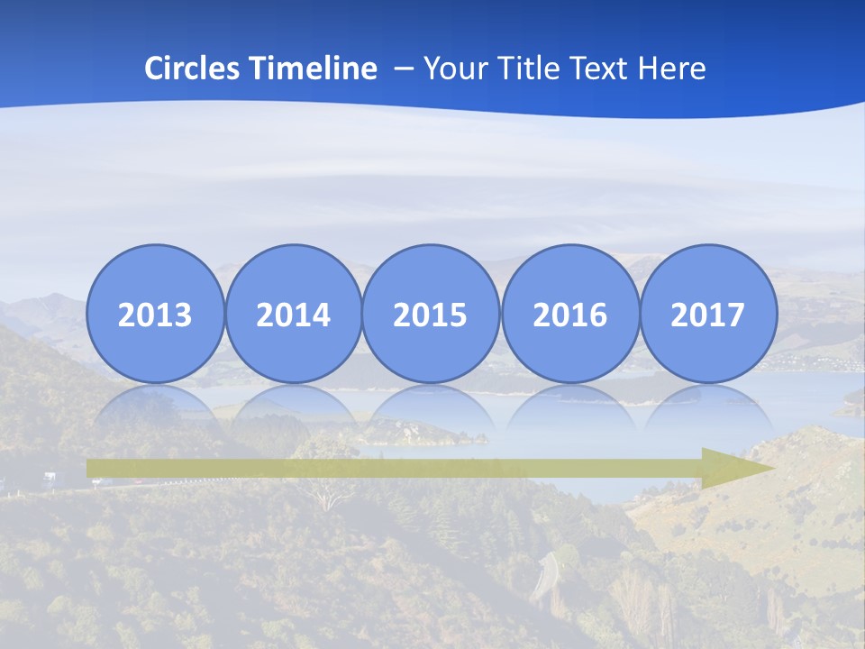 A Scenic View Of A Lake Surrounded By Mountains PowerPoint Template