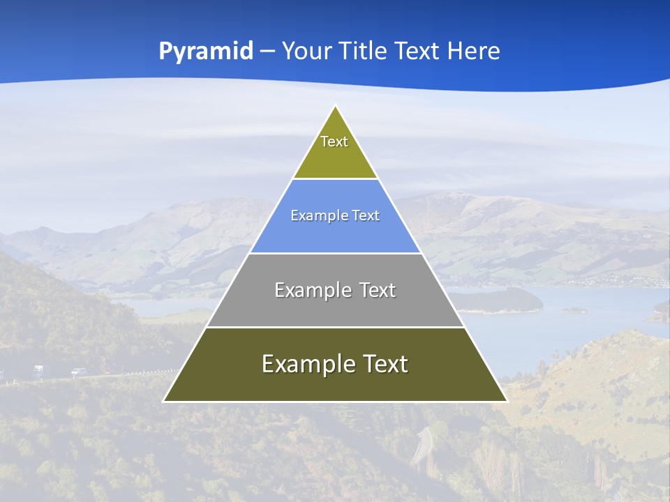 A Scenic View Of A Lake Surrounded By Mountains PowerPoint Template